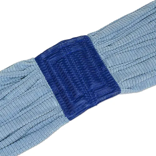 Vista 6 de CleanAide Cabezal de trapeador de tubo de microfibra súper absorbente de 400 GSM con extremos en bucle para limpieza sin rayas, duradero, secado