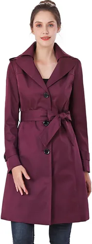 Vista 2 de BGSD Gabardina impermeable con capucha Eva para mujer - Tallas regulares y grandes