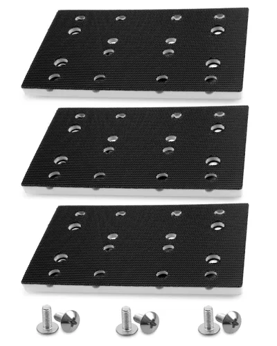 Vista 8 de 489252 RTS 400 Almohadilla de repuesto 3.150 in x 5.118 in (3 5/32 x 5 1/4 pulgadas), suave 12 agujeros para lijadoras de órbita aleatoria RTS 400