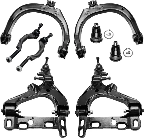 Vista 186 de Detroit Axle - Kit de brazos de control de extremo de 8 piezas para Toyota 2001-2003 Highlander 2002-2003 Camry Lexus ES300, 2 conjuntos de brazos