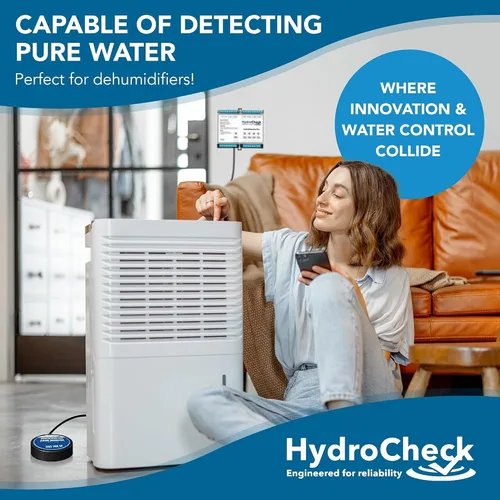Vista 4 de Sistema de Apagado Automático de Agua HydroCheck - Dispositivo Inteligente de Detección de Fugas - Alarma de Sensor de Humedad Comercial - Carga