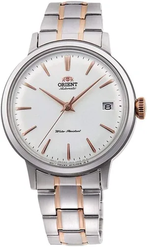 Vista 3 de Orient Bambino Reloj automático con esfera blanca RA-AC0008S10B, Moderno