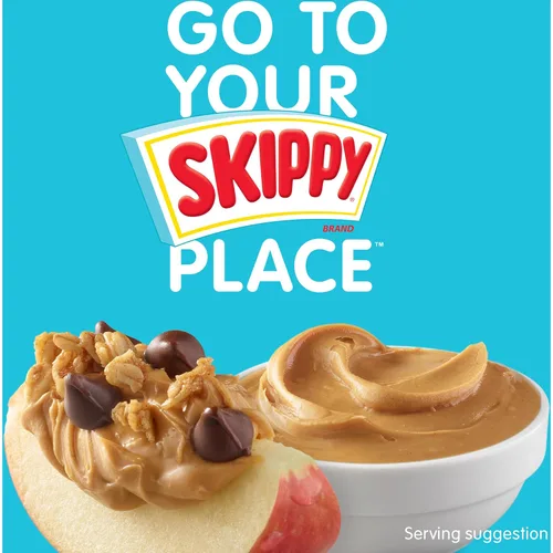 Vista 4 de Skippy Paquete doble de mantequilla de maní cremosa natural, 5 libras