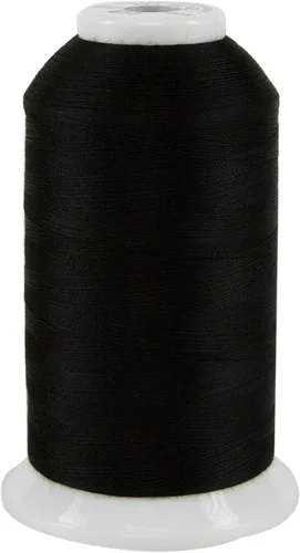 Vista 48 de Superior Threads So Fine! #50 / 3 hilo matelaseado de poliéster, bobinas de 3280 yd Génova Gris