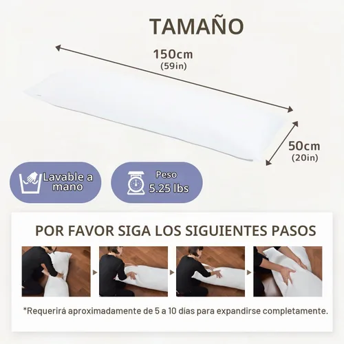 Vista 7 de Comodo Almohada corporal de clase alta (fabricada en Japón / 60 x 20 pulgadas (59.1 x 19.7 in), almohada Dakimakura para dormir de lado