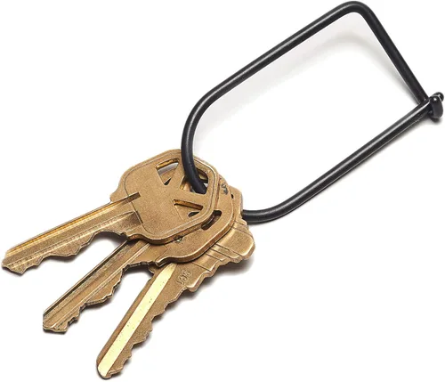 Vista 6 de Craighill Wilson Keyring - 2" Carabiner Keychain Clip, Key Ring for Car Keys, Lightweight, D Ring Key Organizer