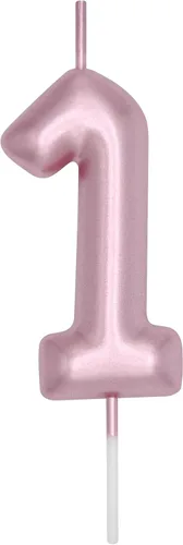 Vista 32 de DERVENTA Vela con números de 2.36 pulgadas, decoración perfecta para cumpleaños, brunch, postre, pastel, 1 pieza (número 0 rosa)