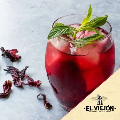 Vista 3 de El Viejón - Hibisco natural 1 libra Bolsa resellable