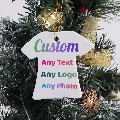 Vista 5 de Adorno redondo personalizado para decoración del árbol de Navidad, nombre de texto personalizado, adorno de bola de Navidad, recuerdo personalizado