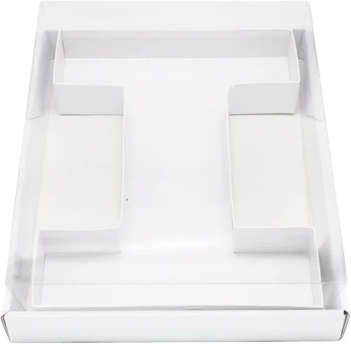 Vista 29 de WENPACK 2025 - Caja de regalo de cartón con forma de tapa transparente (negro, tapa graduada)