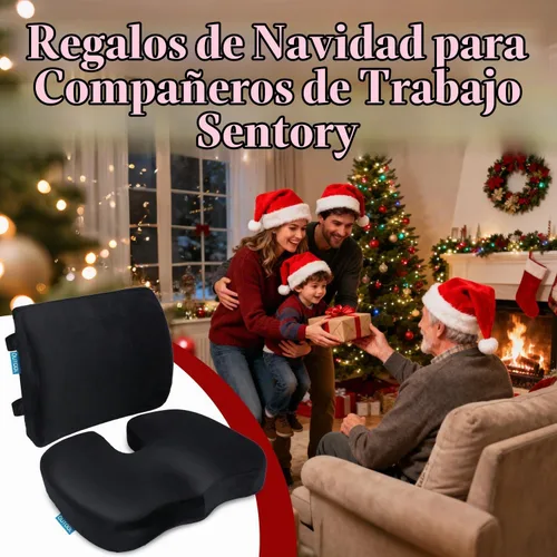 Vista 9 de QUTOOL Cojín ortopédico de asiento y almohada de apoyo lumbar para silla de oficina y coche, en espuma viscoelástica con funda lavable, cojín