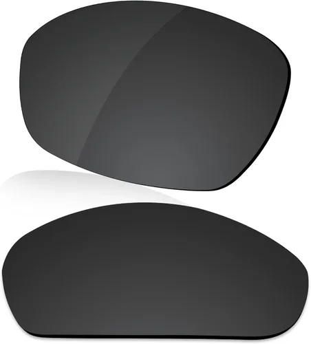 Vista 2 de LenzReborn Reemplazo de lente polarizada para gafas de sol Oakley Juliet - Negro oscuro+gris plateado+rojo fuego+azul hielo