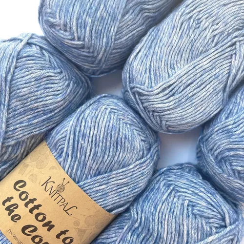 Vista 31 de Cotton to The Core - Hilo de algodón para ganchillo, paquete de 6 (852 yardas/10.58 oz), patrones gratuitos, apto para principiantes, hilo suave