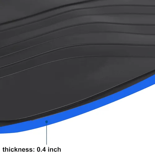 Vista 2 de Tapete de piso de automóvil personalizado para BMW Serie 3/4 2019-2025 G20 G21 M3(G80) M4(G83) i4(G26), juego de forros de goma negro y azul