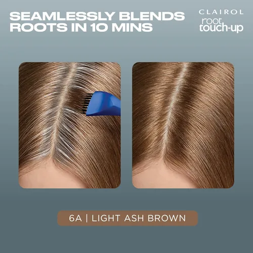 Vista 55 de Clairol Root Touch-Up de Nice'n Easy Tinte Permanente para el Cabello, 10 Rubio Extra Claro, Paquete de 1 Clairol Root Touch Up - Tinte permanente