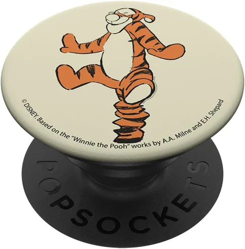 Vista 6 de Disney Winnie The Pooh Tigger Bouncing Retrato PopSockets MagSafe PopGrip para iPhone