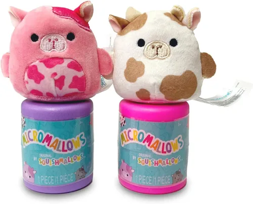Vista 2 de Squishmallows Micromallows Sea Cow Squad Mini Peluche Misterio Paquete de 2