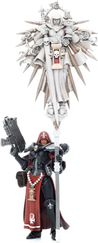 Vista 9 de Figuras de acción JoyToy 1/18 Warhammer 40k Mecha Joy Toy Modelo de Adepta Sororitas Hermana de Batalla Hermana Jurel
