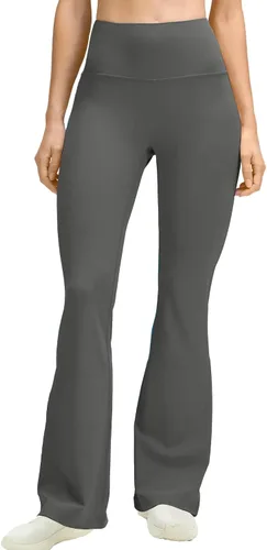 Vista 2 de Unthewe Leggings acampanados de cintura alta para mujer, control de abdomen, pantalones casuales para yoga, entrenamiento, gimnasio