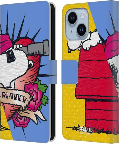 Vista 90 de Head Case Designs Peanuts Charlie & Woodstock Nap Halfs and Laughs - Funda de piel tipo cartera con licencia oficial compatible con Apple iPhone 11