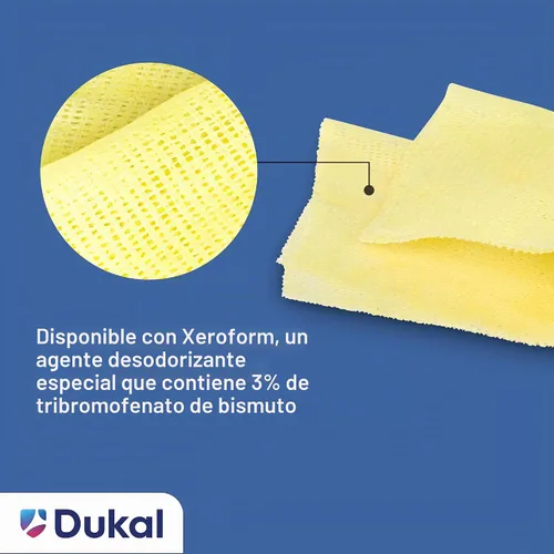 Vista 5 de Dukal Xeroform Gasa de vaselina, estéril, 1 pulgada de ancho x 8 pulgadas de largo (caja de 50), 212