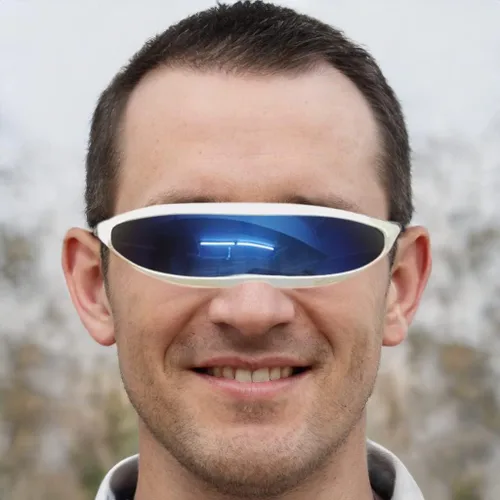 Vista 5 de Gafas futuristas de cíclope, fiesta de custume para adultos y niños