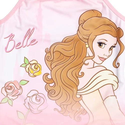 Vista 8 de Disney Conjunto de traje de baño de 3 piezas de princesa Minnie Mouse Frozen Tankini Top Bikini Bottom y Scrunchie