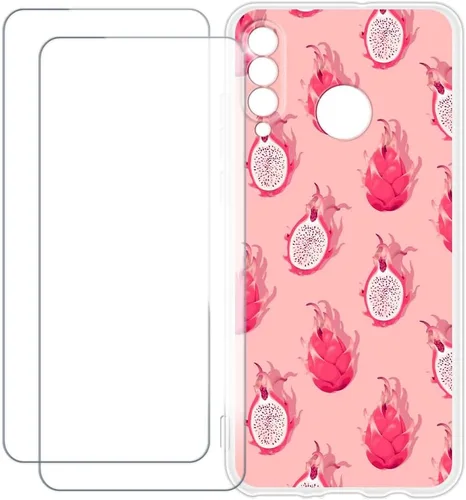 Vista 17 de Compatible with Huawei P30 Lite 2020 Case Colorful Custom Cover with 2 Pack Tempered Glass Screen Protectors - Shockproof Scratch-Resistant