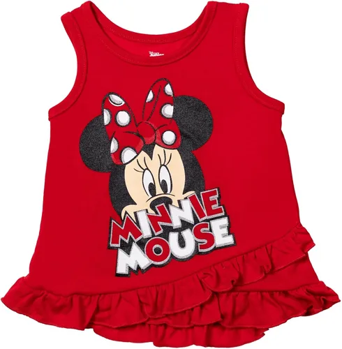 Vista 2 de Disney Minnie Mouse - Conjunto de 3 piezas de camiseta de rizo francés y coletero