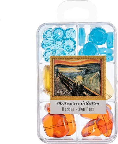 Vista 21 de John Bead Masterpiece Collection - Caja de cuentas de vidrio con mezcla de 3.00 oz A Bar en The Folies-Bergère - Edouard Manet Un bar
