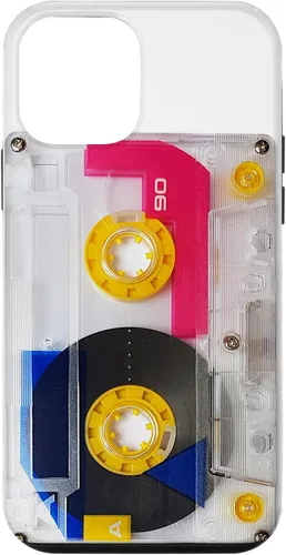 Vista 16 de iPhone 12/12 Pro Vintage Cassette Tape Retro 80s 90s Music Mixtape Case