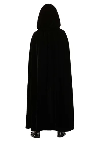 Vista 2 de Capa con Capucha Negra de Terciopelo para Niños Multicolor