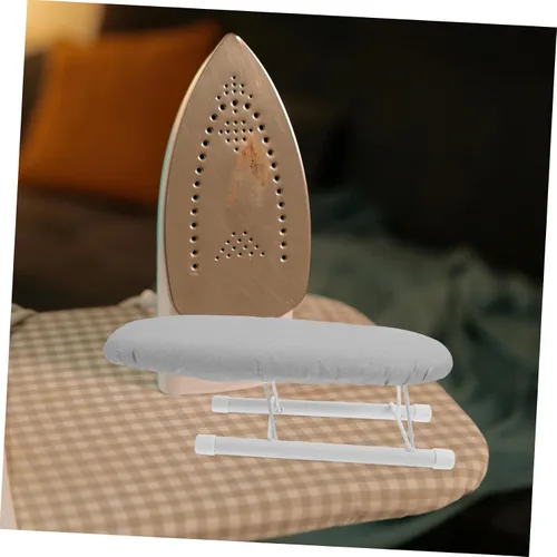Vista 4 de MERRYHAPY Tabla de planchar plegable con soporte de hierro, tabla de planchar portátil con cubierta resistente al calor, pequeña tabla de planchar