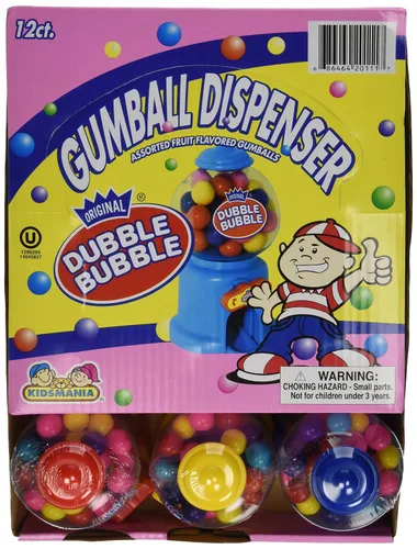 Vista 2 de Dubble Bubble Mini Dispensador de 12 unidades, 1.41 oz (40g)