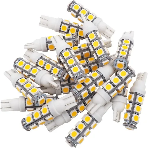 Vista 11 de GRV T10 921 194 9, 5050 SMD lámpara LED lámpara con alto brillo DC 12V, Blanco cool