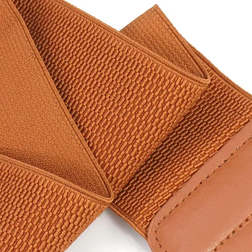 Vista 5 de HIQUACC Cinturón elástico de corsé con cintura elástica para mujer