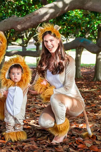 Vista 6 de Body de león para mujer disfraz de león de Halloween