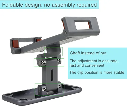 Vista 2 de Hanatora Soporte para tablet de 4.7 a 12.9 pulgadas para DJI Mavic Mini, Mini SE, Mavic 2 Pro/Zoom, Spark, Mavic Air/Pro Platinum mando a distancia