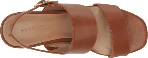 Vista 5 de Aerosoles Sandalia de tacón elegante para mujer, Marrón (Dark Tan)