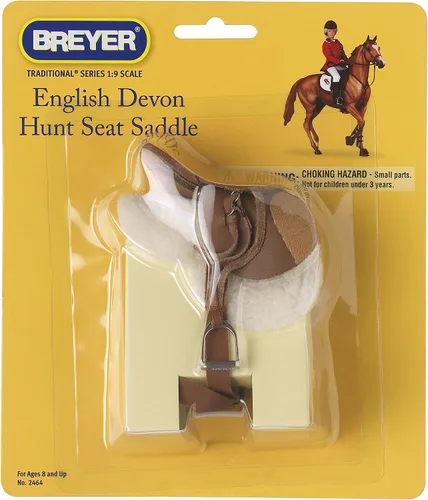 Vista 2 de Breyer Tradicional Devon Hunt Seat Saddle Horse Accesorio de juguete