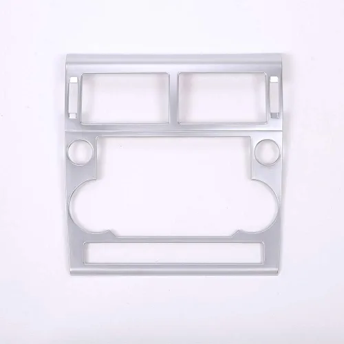 Vista 2 de YIWANG ABS cromo centro control salida de aire panel de ventilación cubierta marco ajuste para Land Rover Discovery Sport 2015+coche accesorios