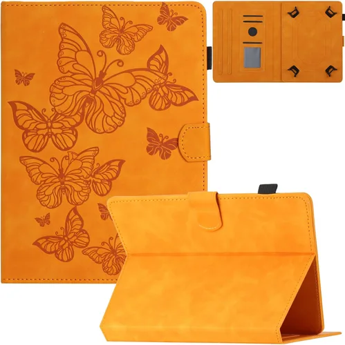 Vista 11 de Funda universal para tablet de 9.0 a 10.5 pulgadas, ranuras para tarjetas con soporte para iPad 9.7/iPad 10.2/iPad 10.5/Galaxy Tab 3 10.1/Tab 4
