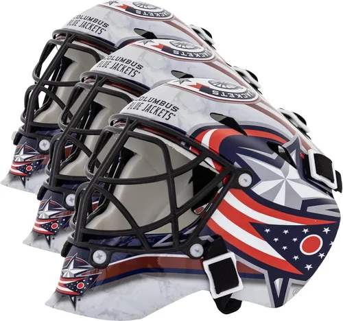 Vista 16 de Franklin Sports mini máscara para portero con logo de la NHL
