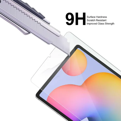Vista 4 de Supershieldz Protector de pantalla diseñado para Samsung Galaxy Tab S6 Lite de 10.4 pulgadas (2024/2022/2020), antiarañazos, sin burbujas
