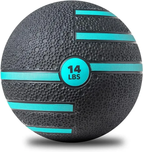 Vista 9 de JFIT Dual Texture Medicine Ball – Weighted Exercise Ball for Strength, Core & Functional Fitness Training