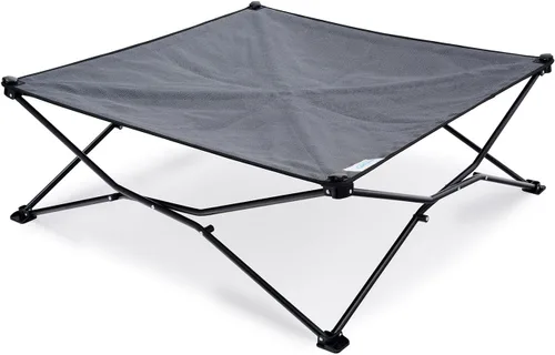 Vista 10 de Coolaroo On-The-Go Cama Elevada para Perros - Cama Plegable Emergente de Viaje para Perros con Tela Transpirable, Resistente a la Humedad, Bolsa