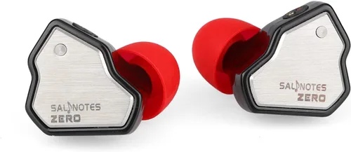 Vista 2 de Linsoul 7Hz Salnotes Zero HiFi 10mm controlador dinámico auricular que se ajusta al oído IEM con diafragma compuesto de metal, placa frontal