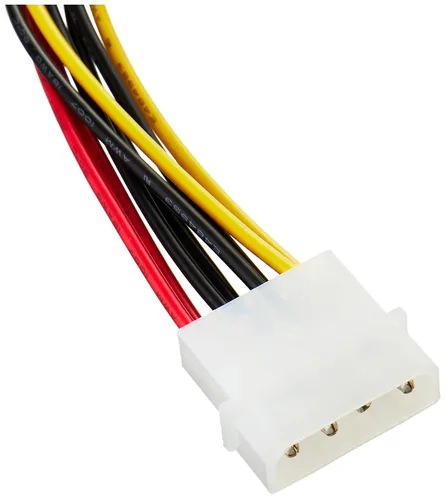 Vista 2 de StarTech.com LP4 a 2X LP4 Power Y Splitter Cable MF - LP4 Splitter - Molex Y Splitter - Molex Splitter (PYO2L)