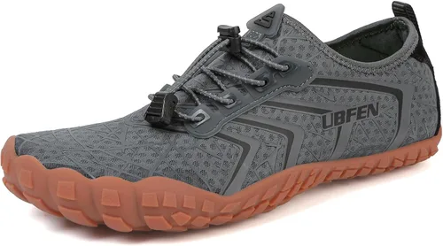 Vista 23 de UBFEN Zapatos acuáticos para natación, para hombre y mujer, para deportes de playa, secado rápido, descalzos para navegación, pesca, buceo, surf