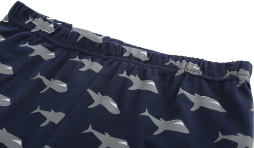 Vista 5 de MyFav Pijama corto de 2 piezas para niños grandes, ropa de dormir con dibujos animados